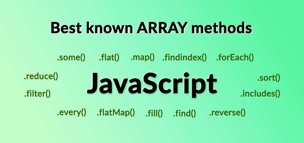 Best Known Array Methods